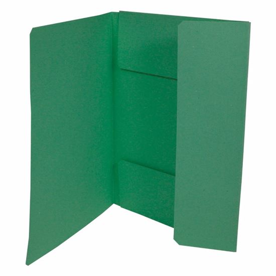 Obrázek z Odkládací mapy 253 EKONOMY - se třemi chlopněmi - zelená