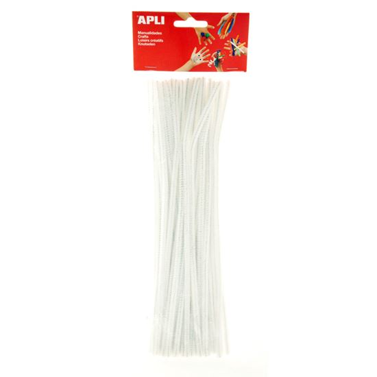 Obrázek z Modelovací drátky APLI bílé / 30 cm / 50 ks