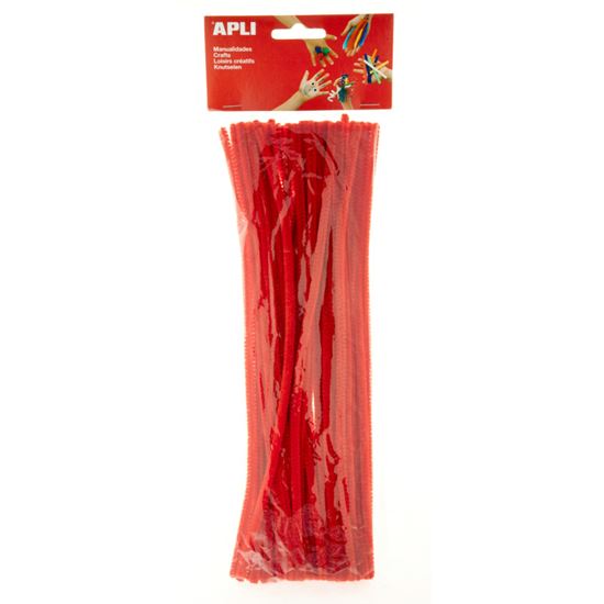 Obrázek z Modelovací drátky APLI červené / 30 cm / 50 ks