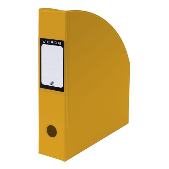 Obrázek z Stojan na spisy VERDE - hořčicová