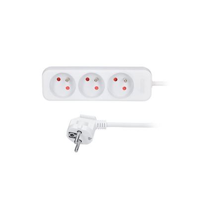Obrázek Prodlužovací přívody - 3 zásuvky / 1,5 m
