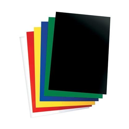 Obrázek Desky pro kroužkovou vazbu zadní strana - A4 / černá / 100 ks