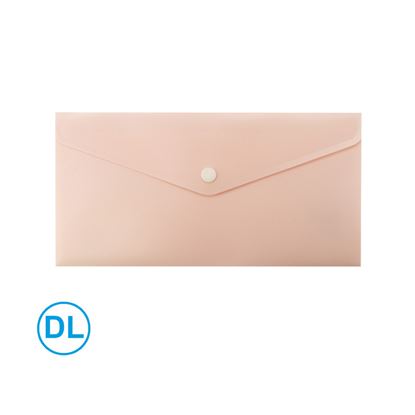 Obrázek Spisové desky s drukem LUMA - DL / pastelová oranžová