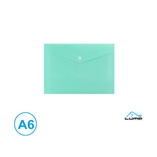 Obrázek z Spisové desky s drukem LUMA - A6 / pastelová zelená