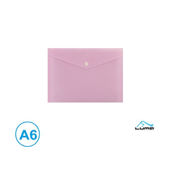 Obrázek z Spisové desky s drukem LUMA - A6 / pastelová růžová