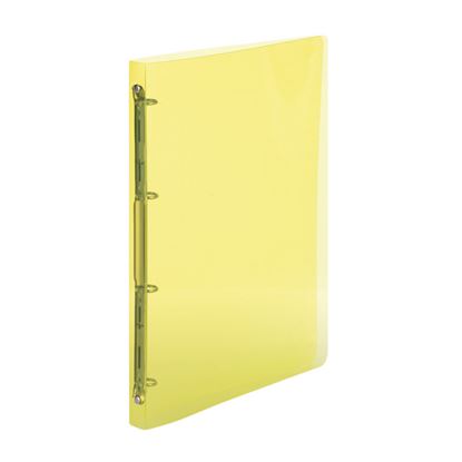 Obrázek Desky A4 kroužkové průsvitné - 4 - kroužek / žlutá