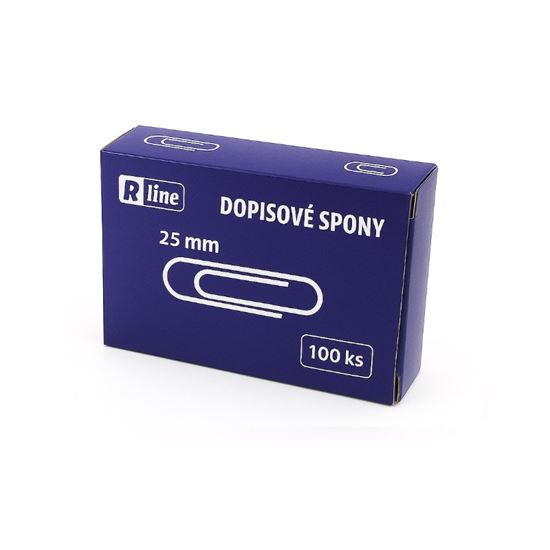 Obrázek z Dopisní spony Economy - 25 mm / 100 ks