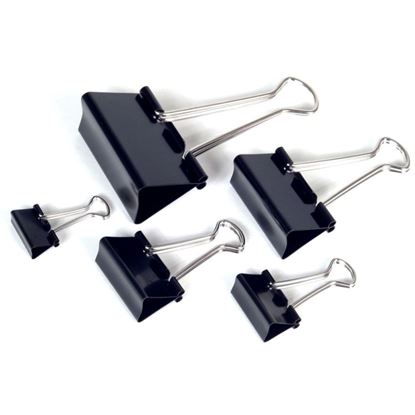 Obrázek Klipy kovové černé - 32 mm