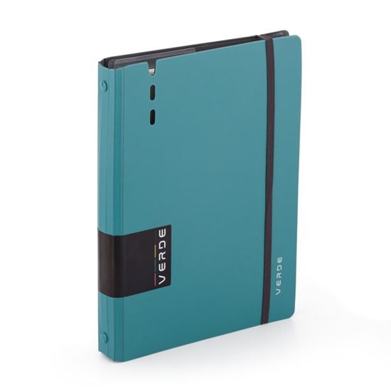 Obrázek z Kroužkový záznamník VERDE Karis A5 - 90 l / milano