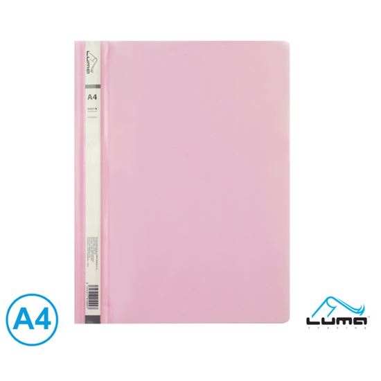 Obrázek z Rychlovazač A4 plastový LUMA - pastelová fialová