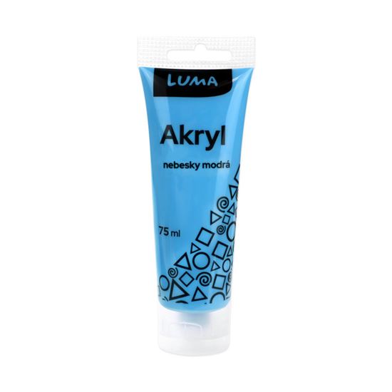 Obrázek z Akrylová barva LUMA - 75 ml / nebesky modrá