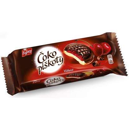 Obrázek Figaro Čoko piškoty Višňové polomáčené 147g