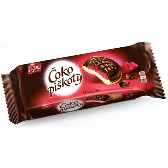 Obrázek z Figaro Čoko piškoty Malinové 147g