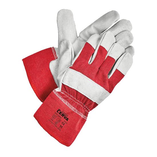 Obrázek z Ochranné rukavice kombinované - EIDER / vel.11 červená