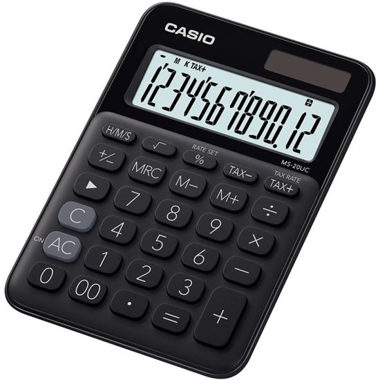 Obrázek z Kalkulačka Casio MS 20 UC displej 12 míst - černá