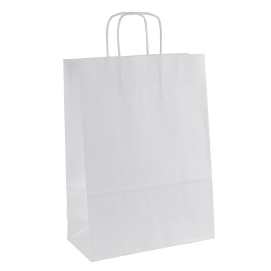 Obrázek z Tašky papírové kraft kroucená ucha - 240 x 110 x 330 mm