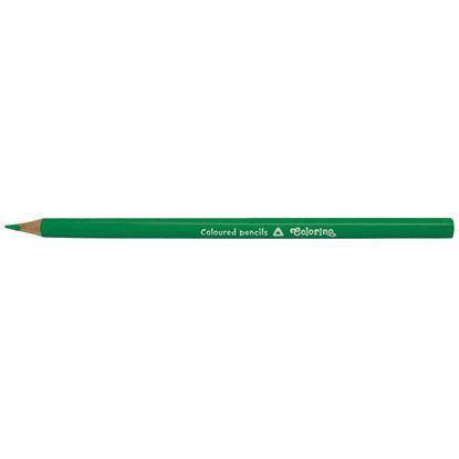 Obrázek Pastelky Colorino trojhranné / 12 ks / tmavě zelená