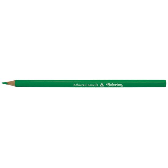 Obrázek z Pastelky Colorino trojhranné / 12 ks / tmavě zelená