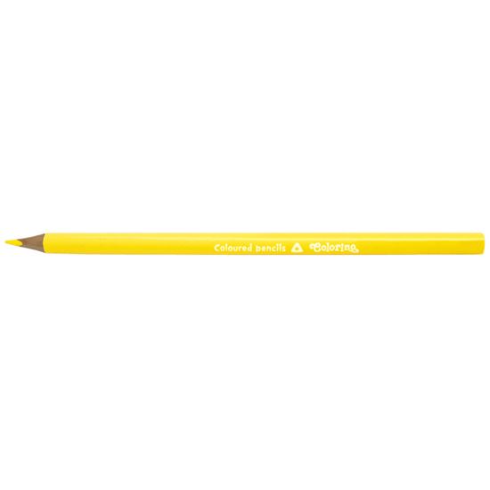 Obrázek z Pastelky Colorino trojhranné / 12 ks / žlutá