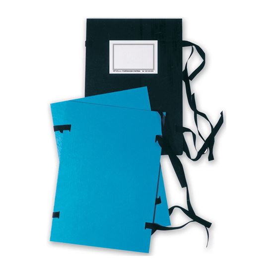 Obrázek z Spisové desky s tkanicí - A4 / modrá