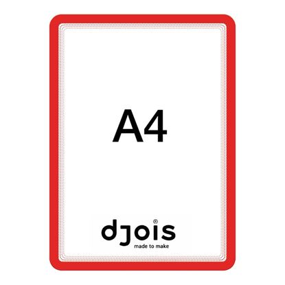 Obrázek Kapsy samolepicí Magneto - A4 / červená / 2 ks