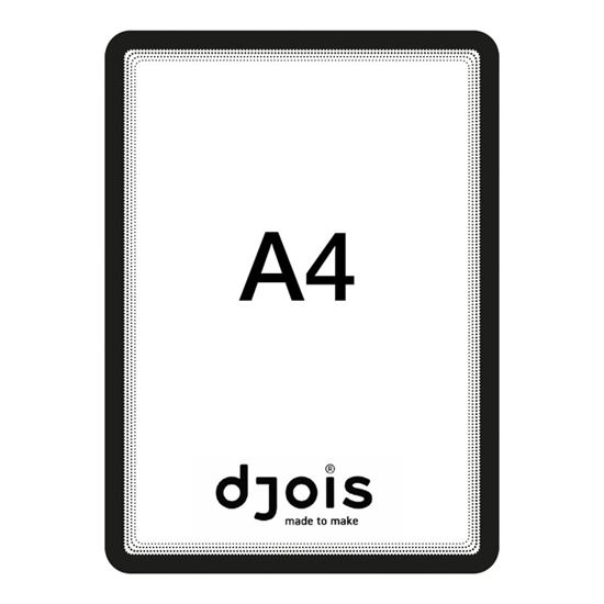 Obrázek z Kapsy samolepicí Magneto - A4 / černá / 2 ks