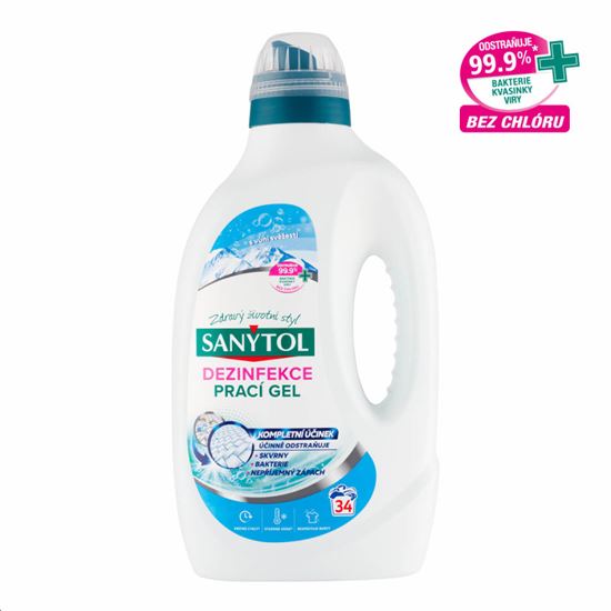 Obrázek z Dezinfekční prací gel Sanytol - svěží vůně / 1,7 l