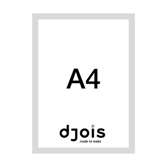 Obrázek z Magnetický informační rámeček LEAN - A4 / 230 x 317 mm / šedá / 10 ks
