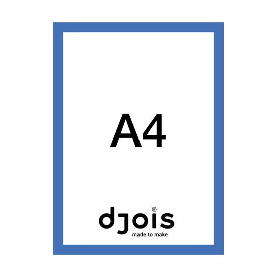 Obrázek z Magnetický informační rámeček LEAN - A4 / 230 x 317 mm / modrá / 10 ks