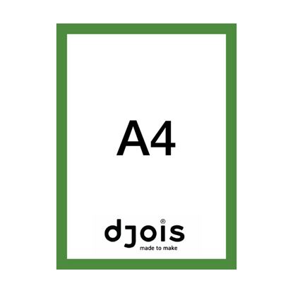 Obrázek Magnetický informační rámeček LEAN - A4 / 230 x 317 mm / zelená / 10 ks
