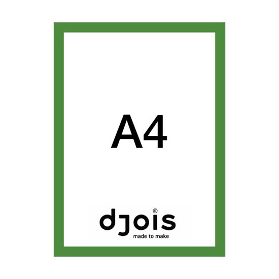 Obrázek z Magnetický informační rámeček LEAN - A4 / 230 x 317 mm / zelená / 10 ks