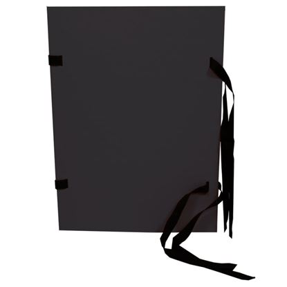 Obrázek Spisové desky s tkanicí prešpánové - černá