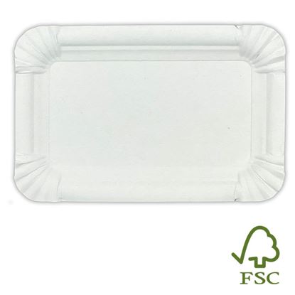 Obrázek Tácky papírové - č. 4 / 130 x 200 mm / 100 ks