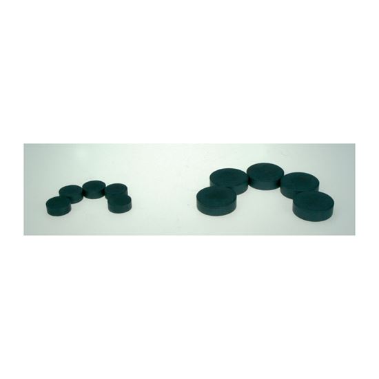 Obrázek z Magnety černé Durox - průměr 20 mm