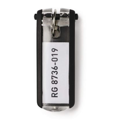 Obrázek Klíčenky - černá / 6 ks