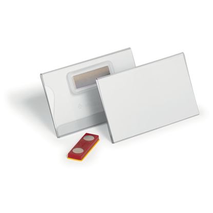 Obrázek Jmenovka Durable s magnetem - 54 x 90 mm / 25 ks