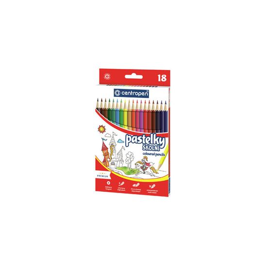 Obrázek z Pastelky Centropen 9520 - 18 barev