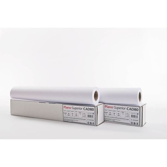 Obrázek z Plotrový papír v roli Plano Superior - 620 mm x 50 m x 50 mm / 80 g