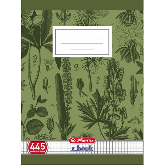 Obrázek z Sešit školní Herlitz Premium 445 - A4 / čtvereček / 40 listů