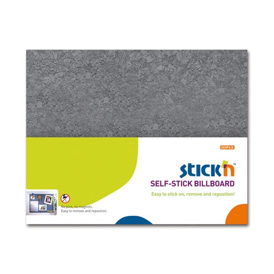 Obrázek z Nástěnka samolepicí Stick´n by Hopax - design korek / šedá