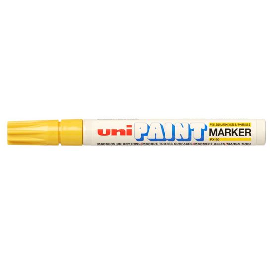 Obrázek z Popisovač UNI PAINT PX-20 lakový Medium / žlutá