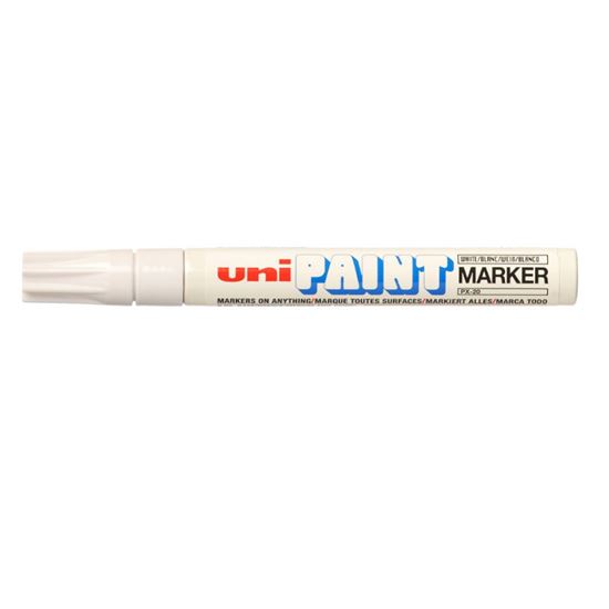 Obrázek z Popisovač UNI PAINT PX-20 lakový Medium / bílá
