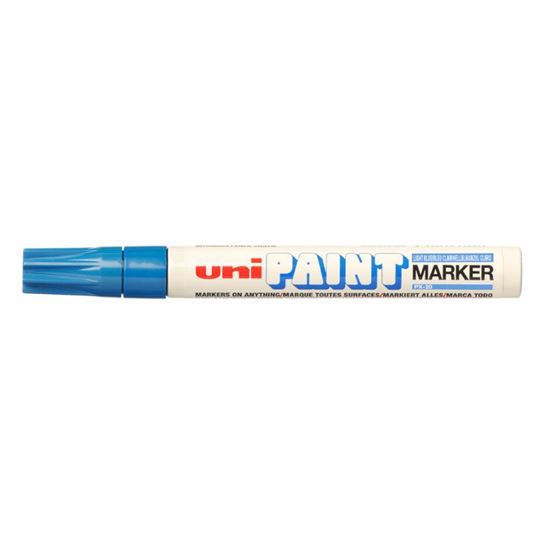 Obrázek z Popisovač UNI PAINT PX-20 lakový Medium / světle modrá