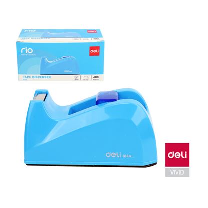 Obrázek Stolní odvíječ lepicí pásky DELI - modrá