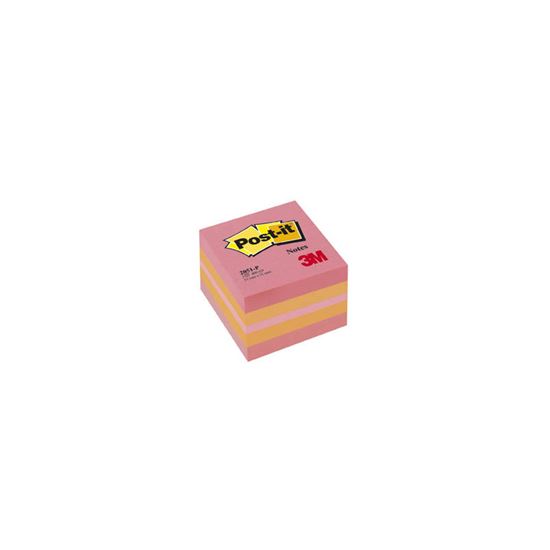 Obrázek z Samolepicí bločky Post-it minikostky - růžová / 400 lístků