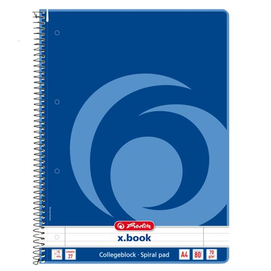 Obrázek z Blok Herlitz x.book - A4 / linka