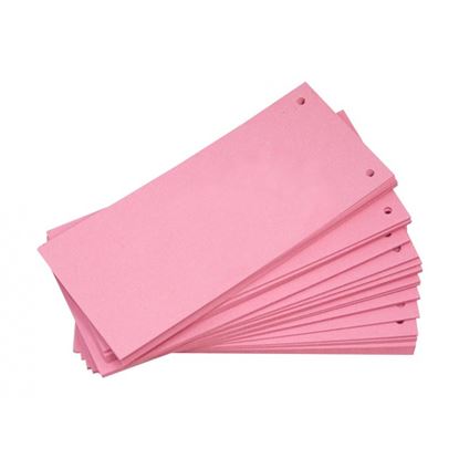 Obrázek Rozdružovací kartonové jazyky - růžová / 50 ks