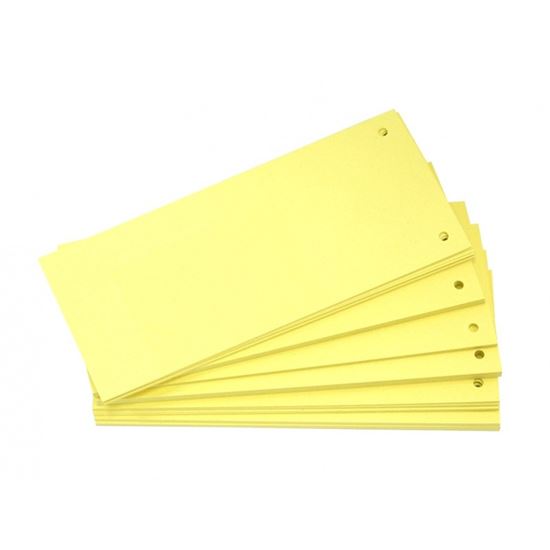 Obrázek z Rozdružovací kartonové jazyky - žlutá / 50 ks