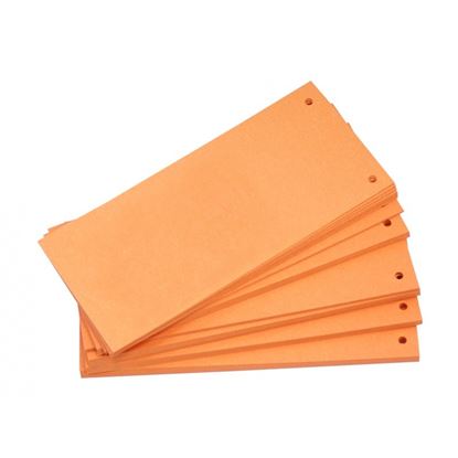 Obrázek Rozdružovací kartonové jazyky - oranžová / 50 ks