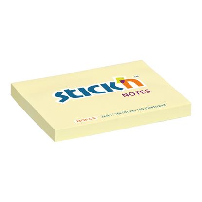 Obrázek Samolepicí bločky Stick´n by Hopax žluté - 76 x 101 mm / 100 lístků